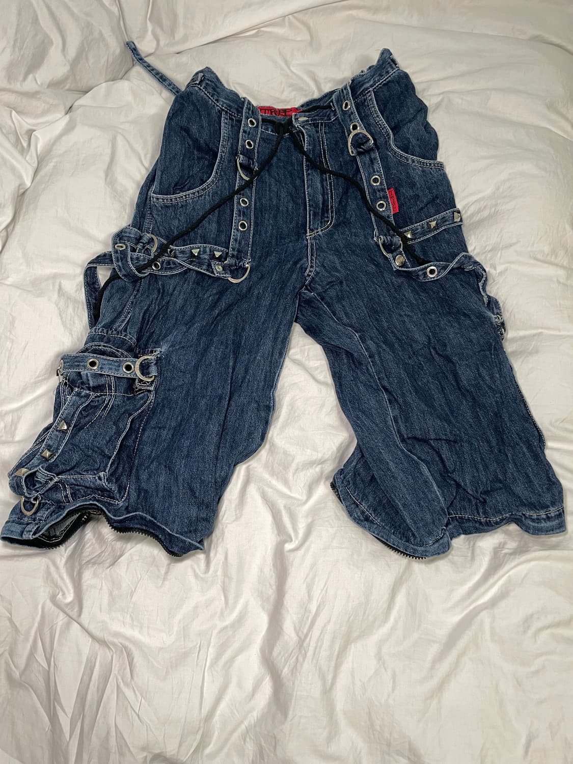 Tripp NYC denim strap pants 트립뉴욕 레이브 청바지 상품이미지5