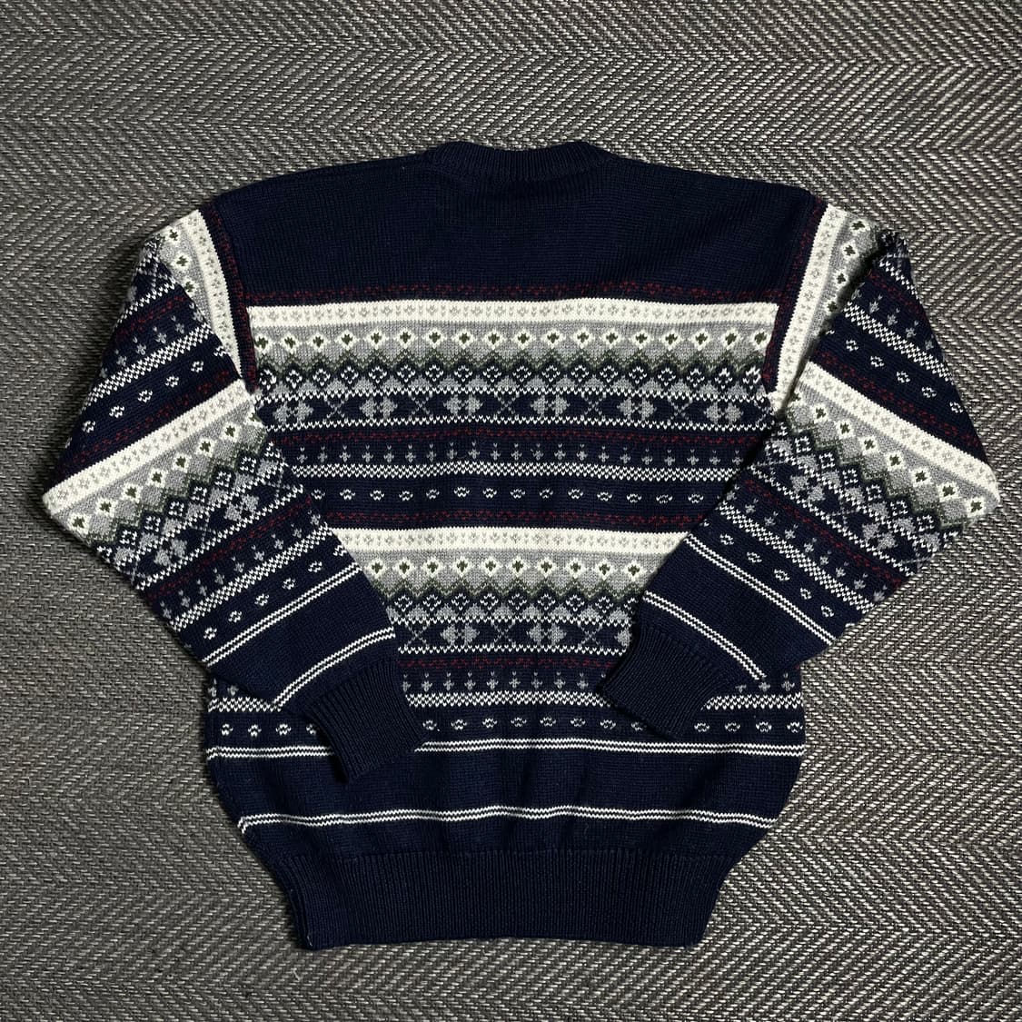 90s Guy 올드스쿨 노르딕 패턴 니트 스웨터y 4798 상품이미지5