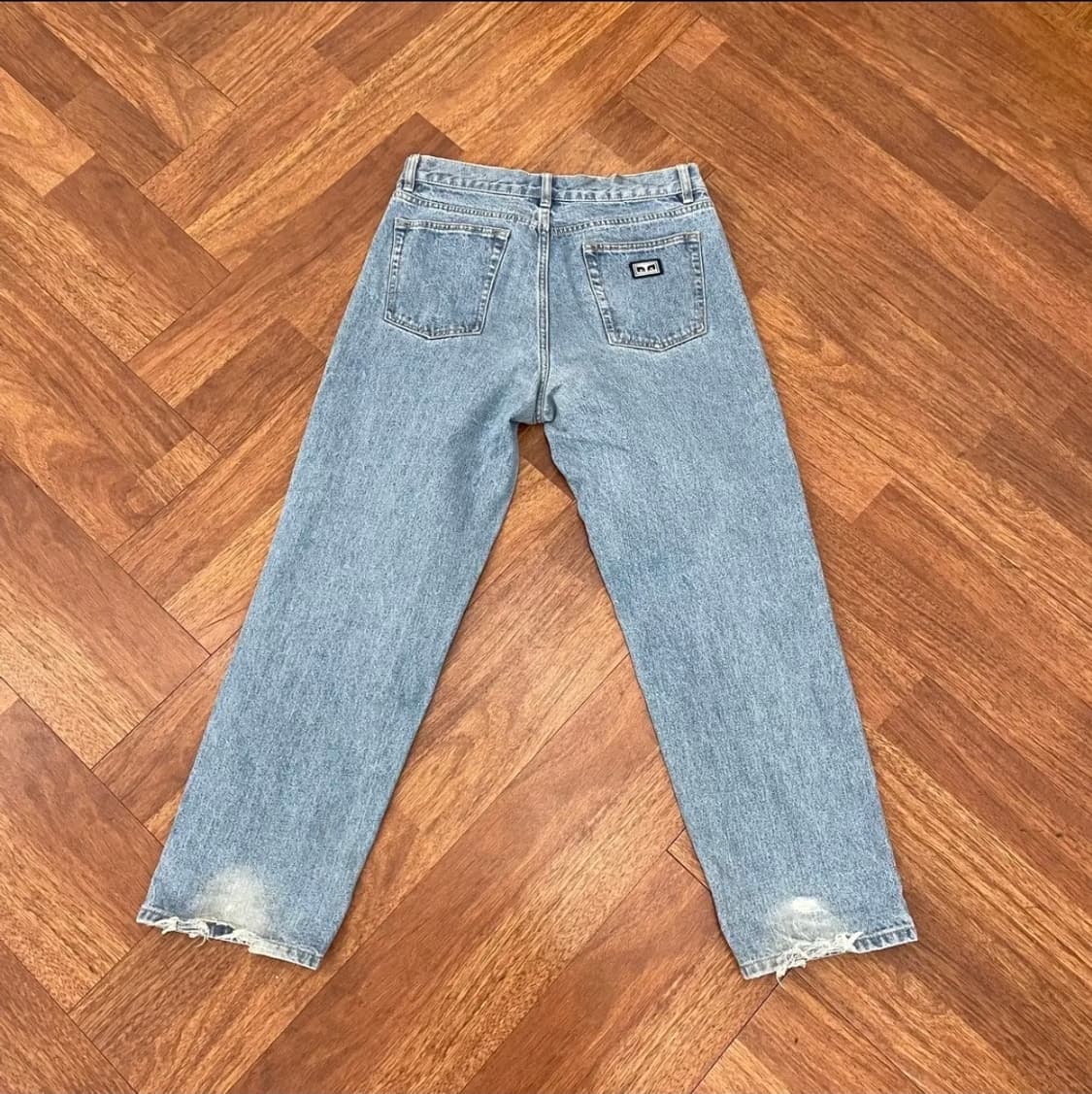 오베이 와이드데님팬츠 상품이미지1