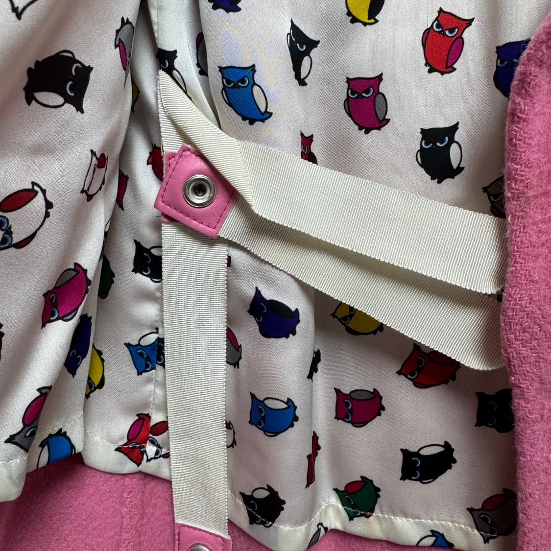 럭키슈에뜨 핑크 코트 상품이미지3