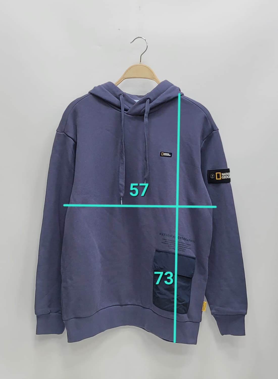(새상품급)내셔널지오그래픽 21FW 세미오버핏 후드 / 남 L
 상품이미지10
