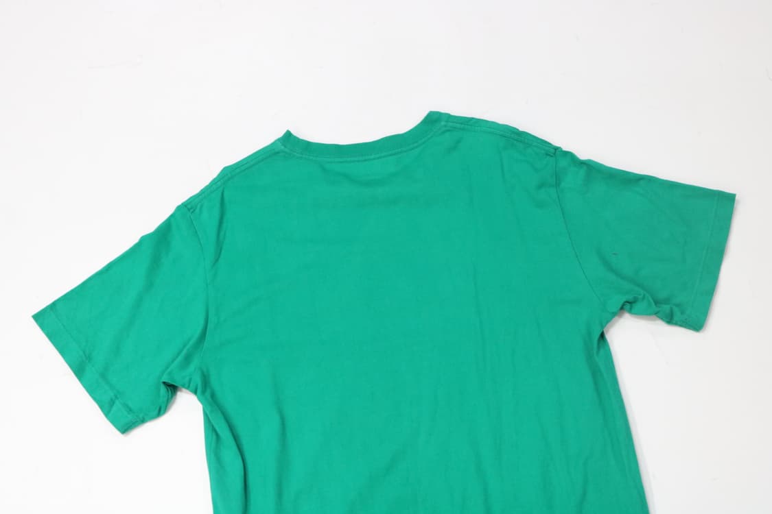 엑스라지 비비드 그린 핑크 메탈릭 로고 반팔 티셔츠 (L) 상품이미지7