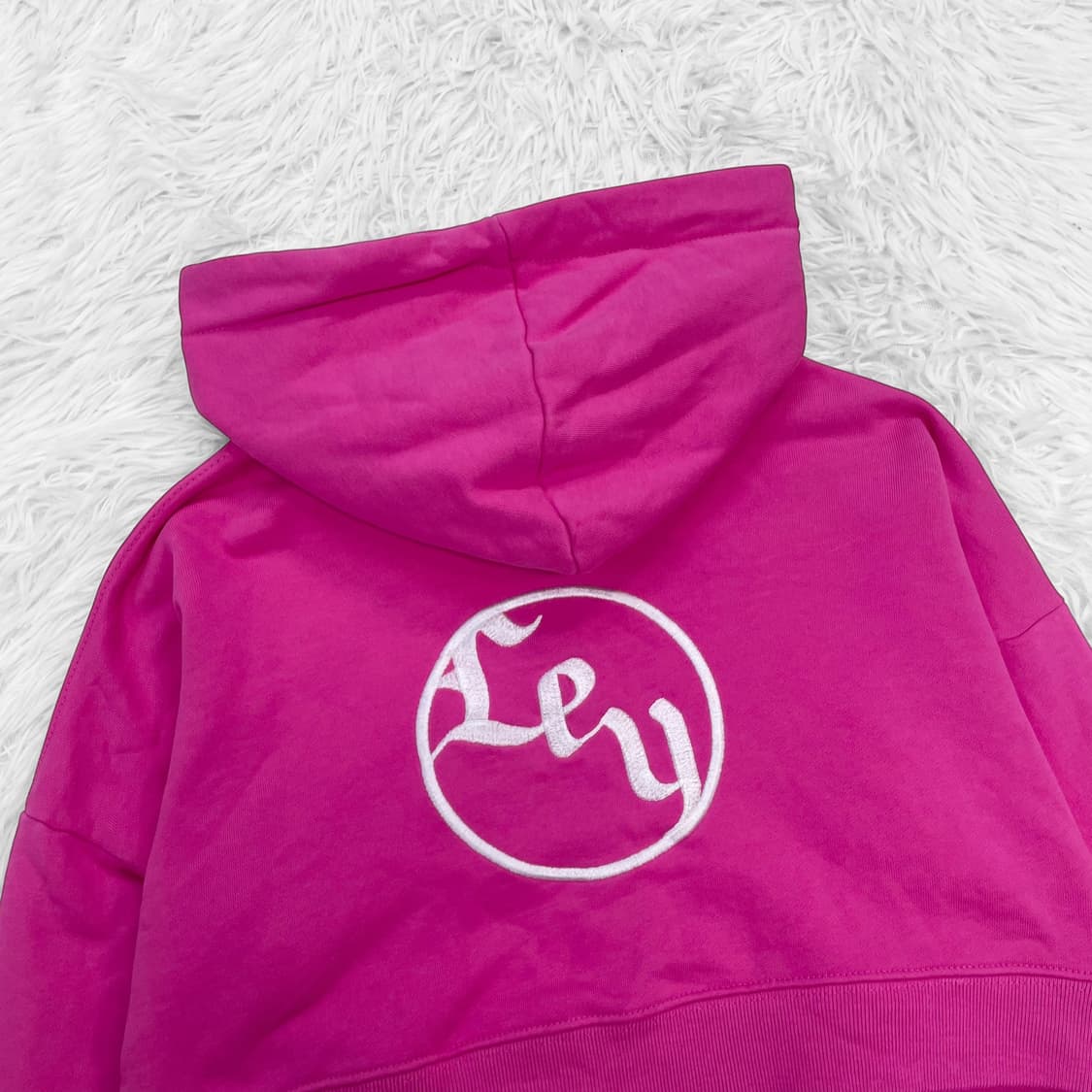 와이이이엘 Yeel 크롭 후드집업 핑크 상품이미지4