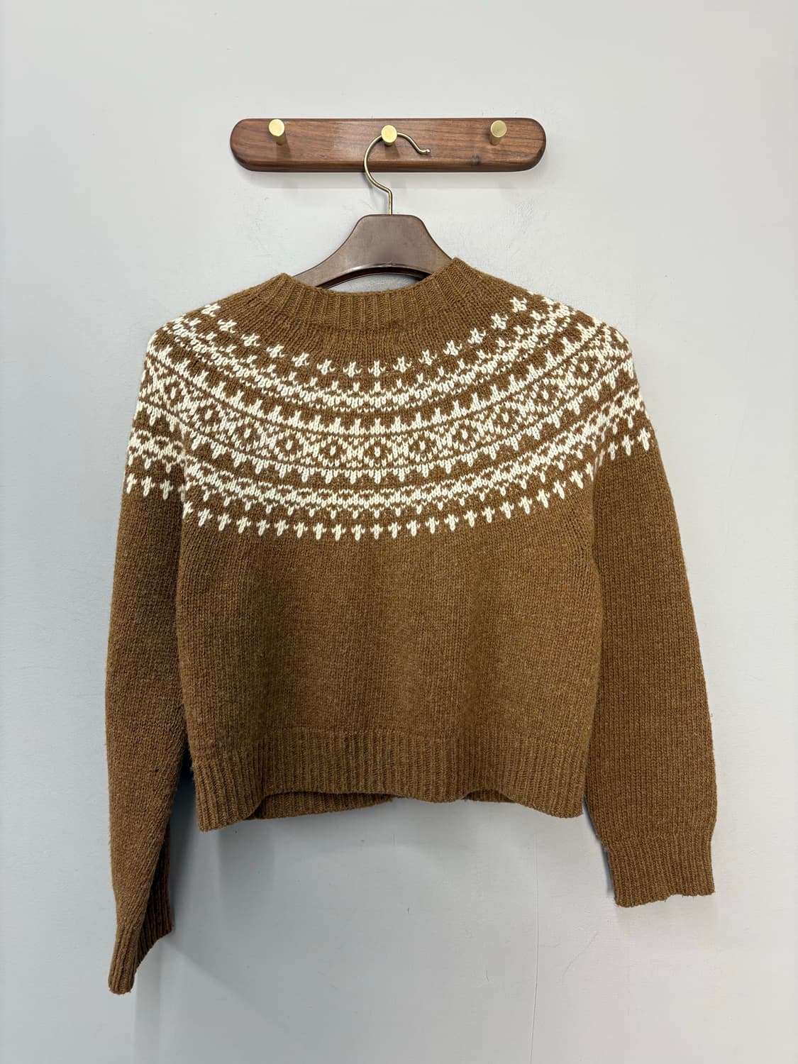 빈티지 페어아일 패턴 가디건 A3384 상품이미지4