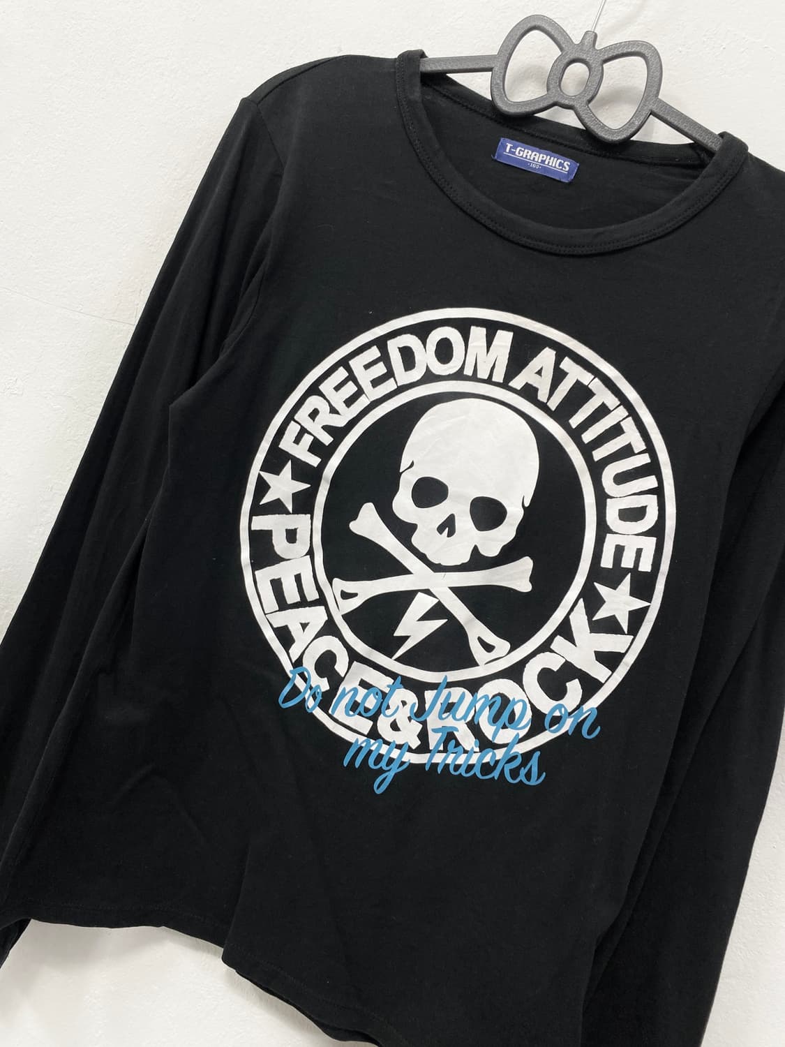 [T-GRAPHICS] 스컬 펑크 레터링 롱슬리브 상품이미지6