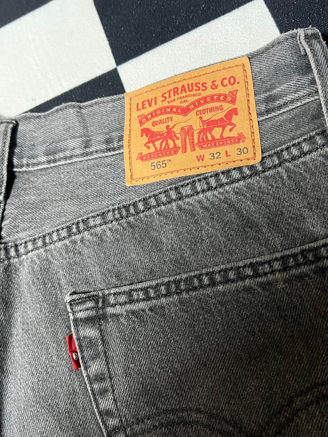 [32X30] 리바이스 565 97 루즈 스트레이트 진 데님 청바지 상품이미지4
