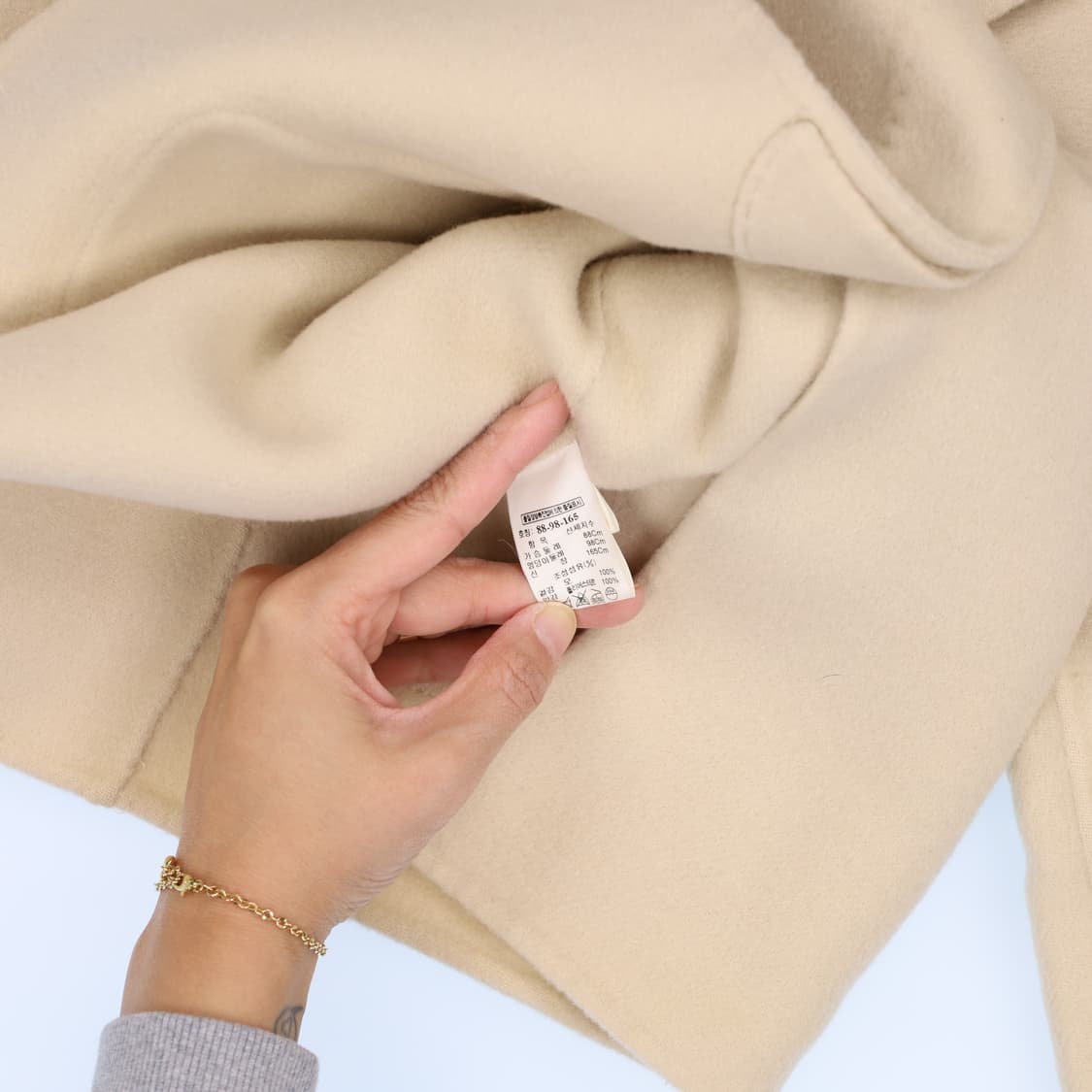 [8-98-165] 한섬시스템 여성 울코트 1107HR1 상품이미지5