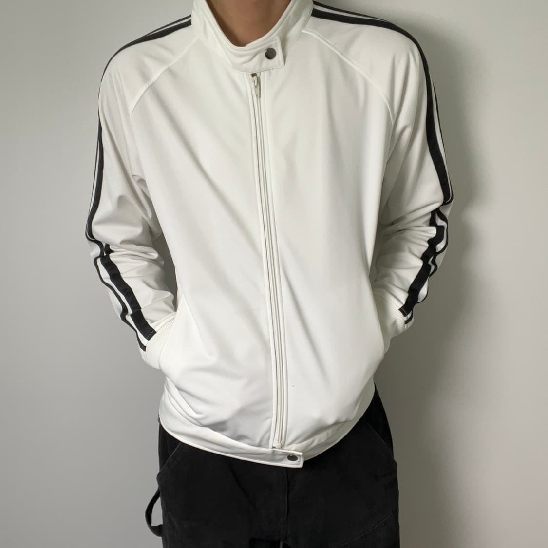 타케오 키쿠치 화이트 사이드 라인 트랙 자켓 상품이미지1