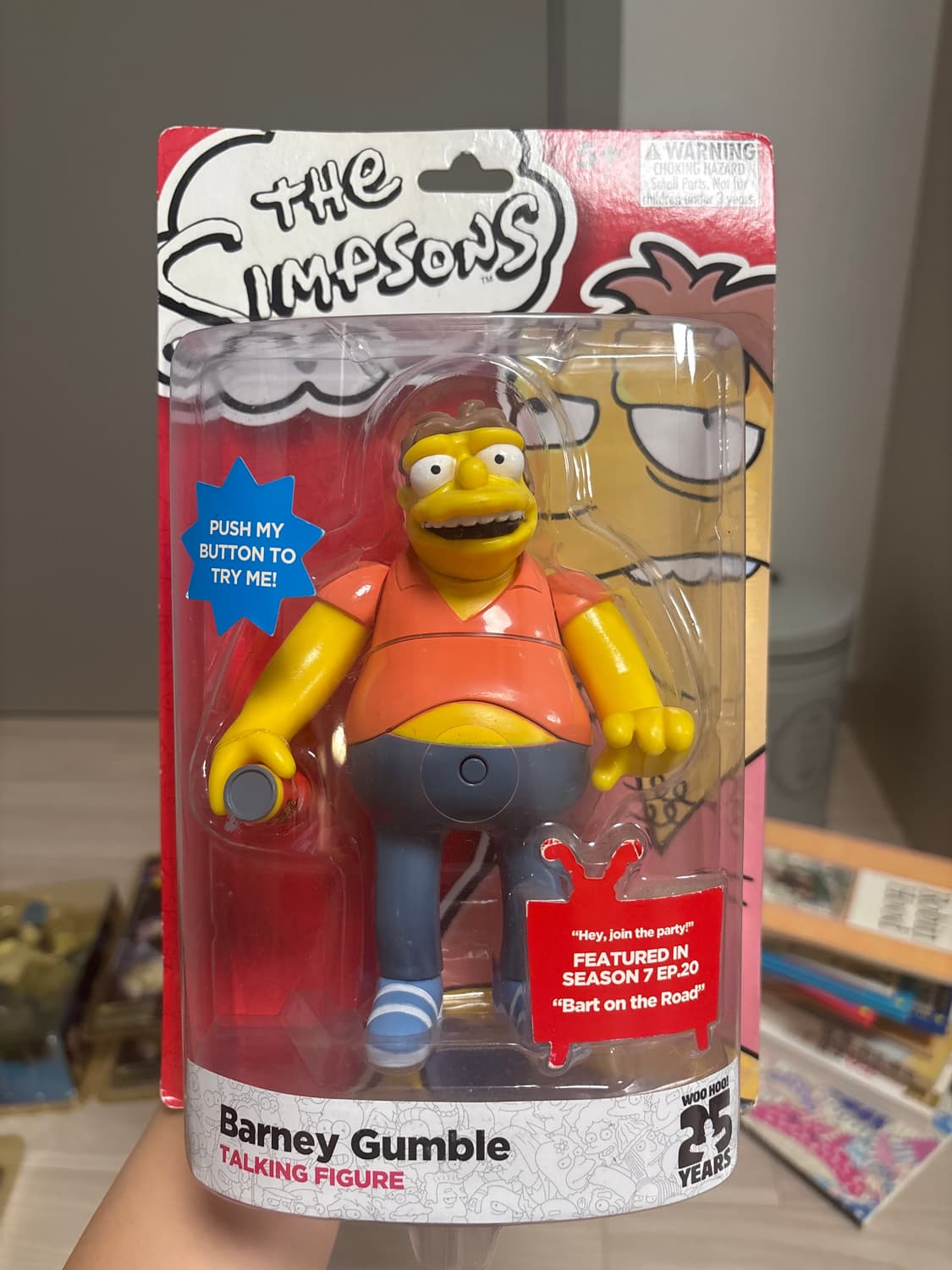 심슨 Barney Gumble 토킹 피규어 (새상품) 상품이미지1