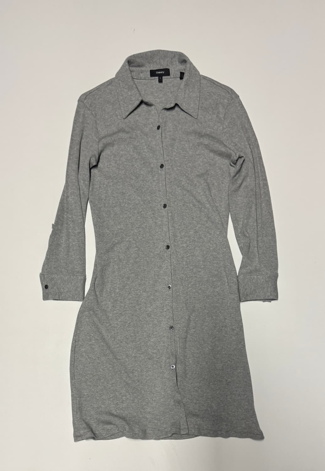 여성 띠어리 Theory 슬림핏 코튼 니트 롱 가디건 상품이미지1