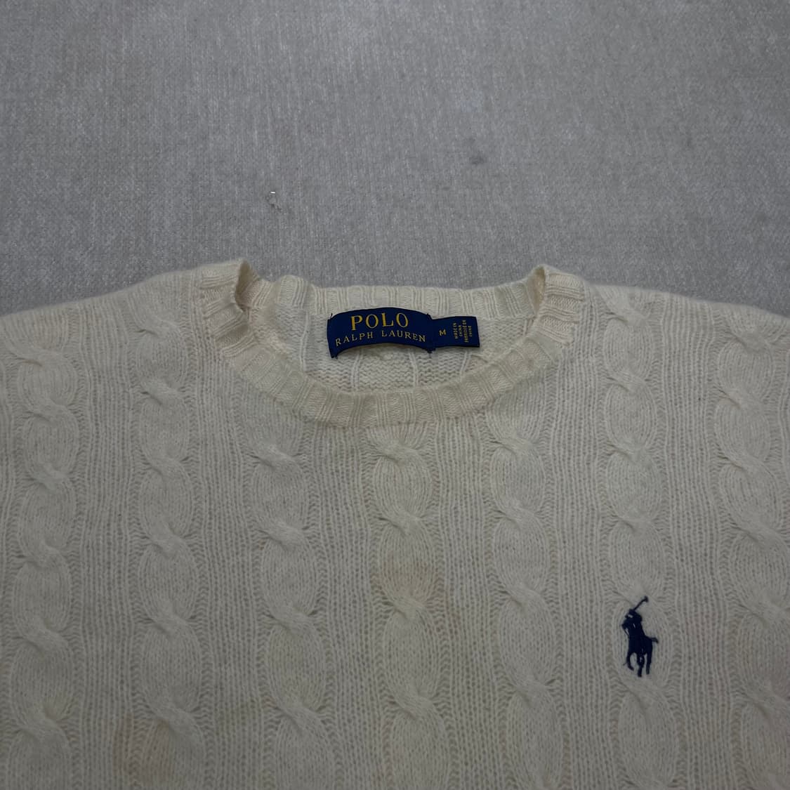 95 폴로 랄프로렌 램스울 꽈배기 니트 상품이미지2