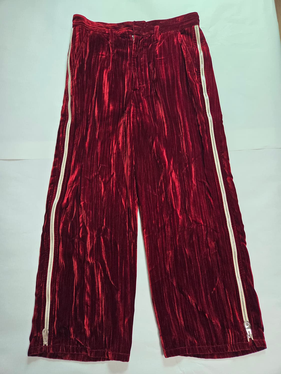 [L] 신야 코즈카 Shinya Kozuka 벨벳 트라우저 상품이미지1