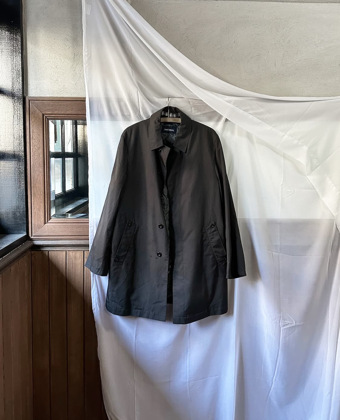 NEWYORKER quilted liner balmacaan coat 상품이미지6