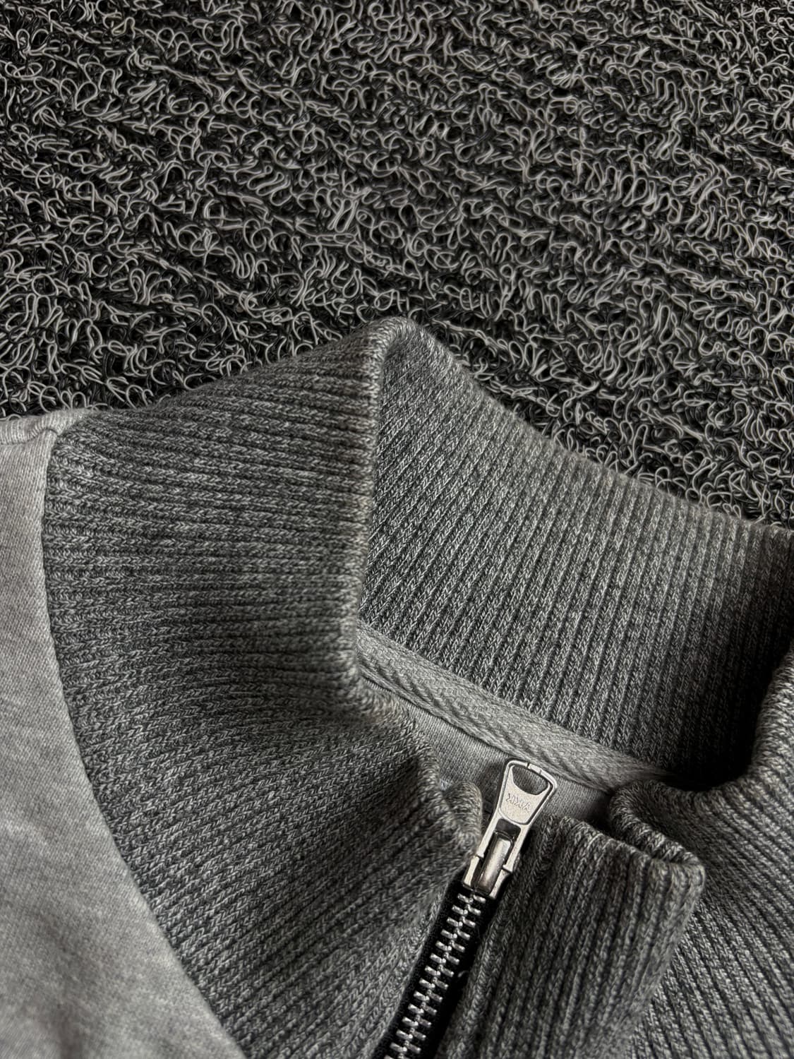 프리즘웍스 해비웨이트 밴딩 디테일 스웻 집업 자켓 2234 상품이미지4