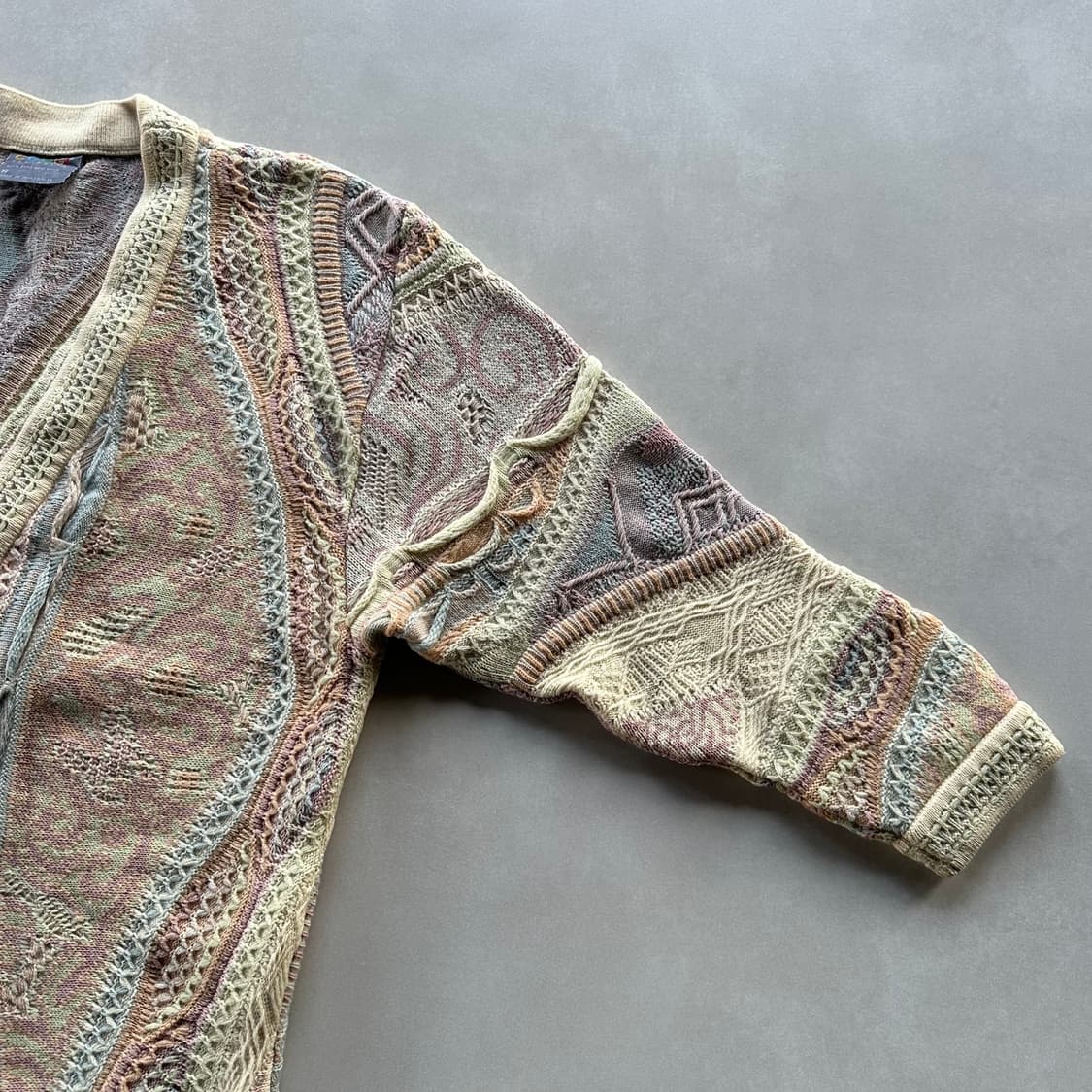 [M]쿠지 COOGI 케이블 니트 가디건 상품이미지6