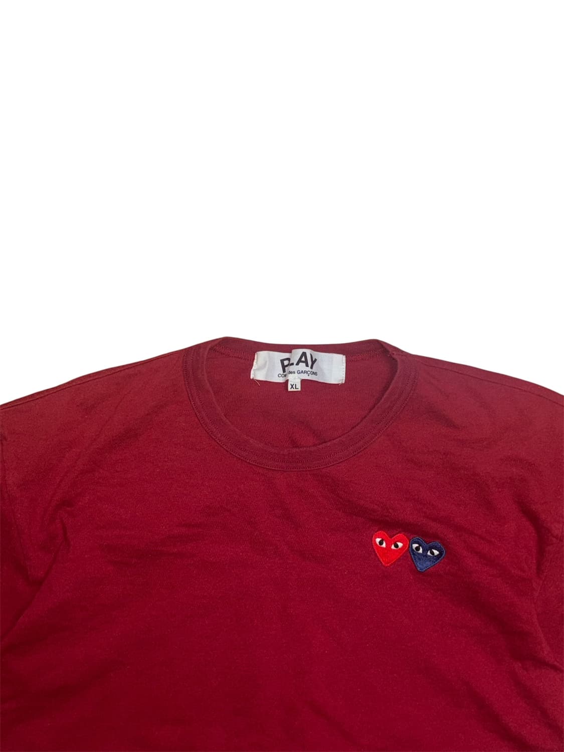 꼼데가르송 더블하트 와펜 반팔 상품이미지3