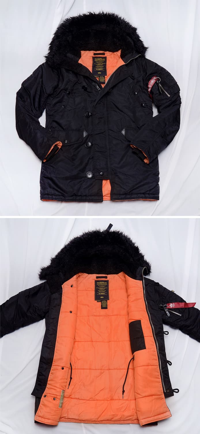 알파 인더스트리 N3B 블랙 익스트림 콜드웨더 파카 (95+) 상품이미지2