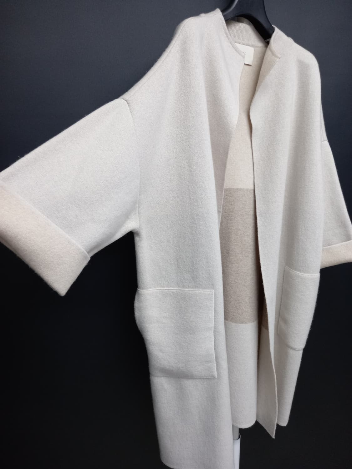 르베이지 춘추동 캐시미어 100 롱 가디건 F 상품이미지4