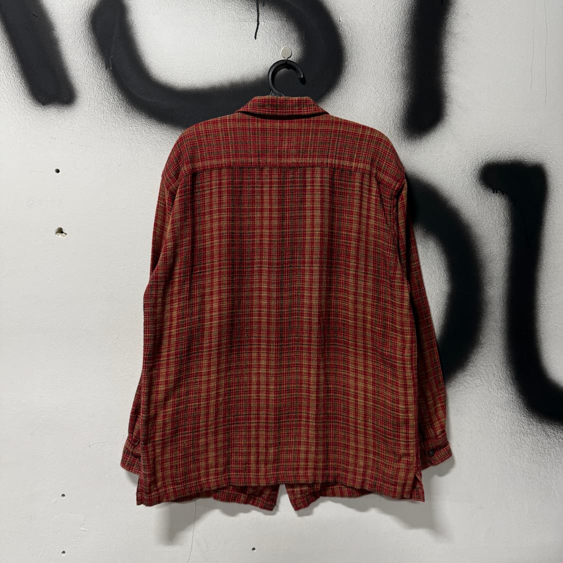 컨버스 더블포켓 타탄 체크 집업 셔츠 자켓 상품이미지2