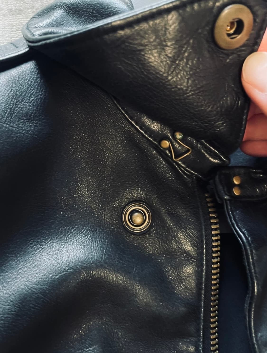 (네고가능)정품 폴로 랄프로렌 A-2 가죽자켓 상품이미지7