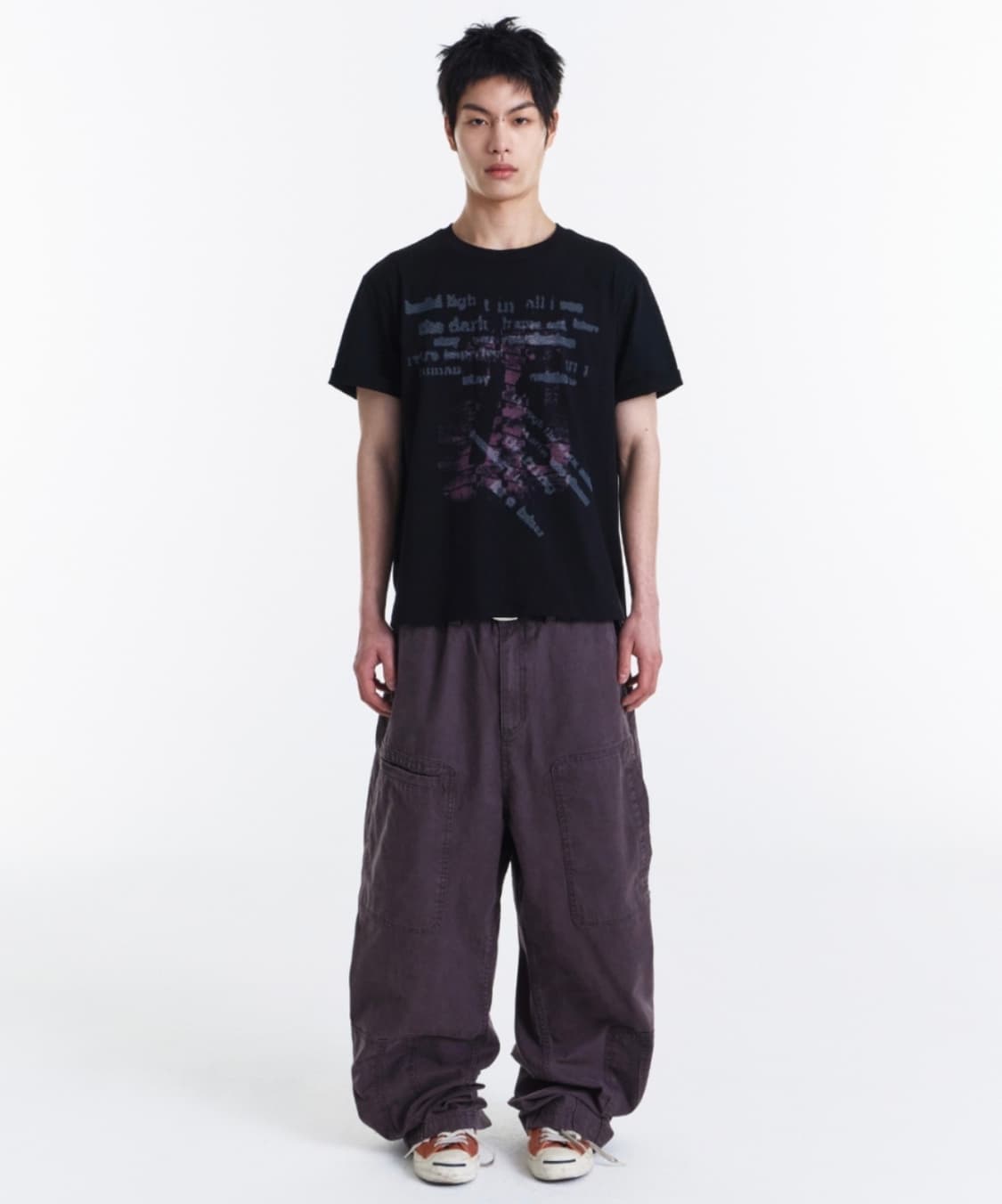 (새상품) 기철 Asym Vintage Cargo Pants 퍼플 S 상품이미지2