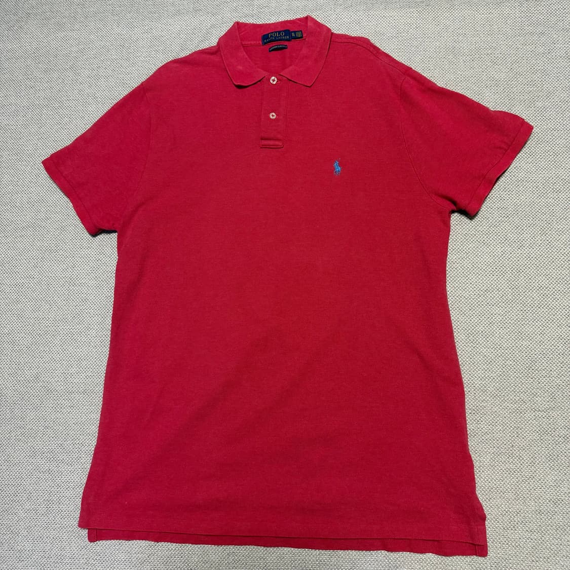 폴로 랄프로렌 커스텀 슬림핏 반팔 카라티 상품이미지1