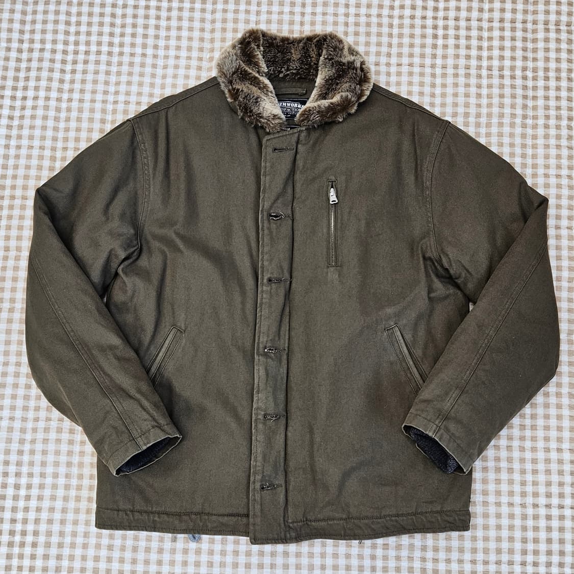 프리즘웍스 N-1 면점퍼 남자100 상품이미지2