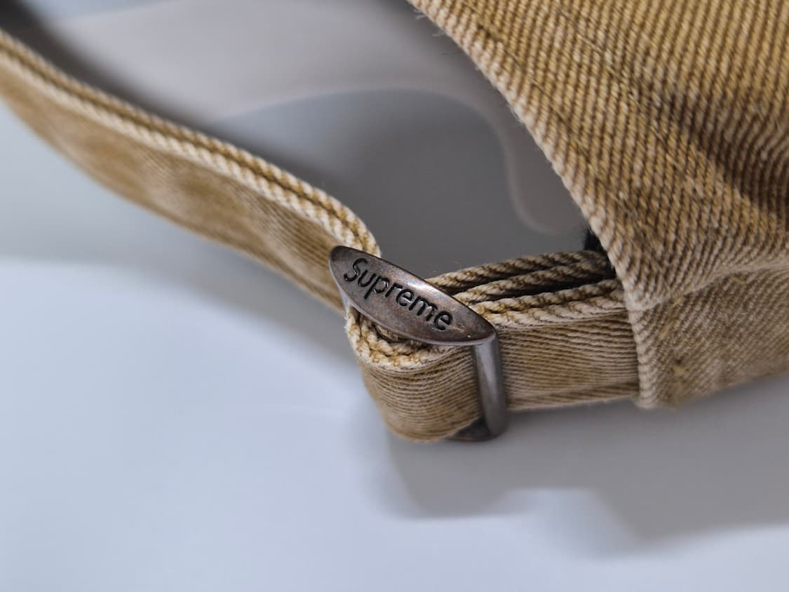 (os) 슈프림 피그먼트 S로고 샌드 탄 6패널 모자 상품이미지6