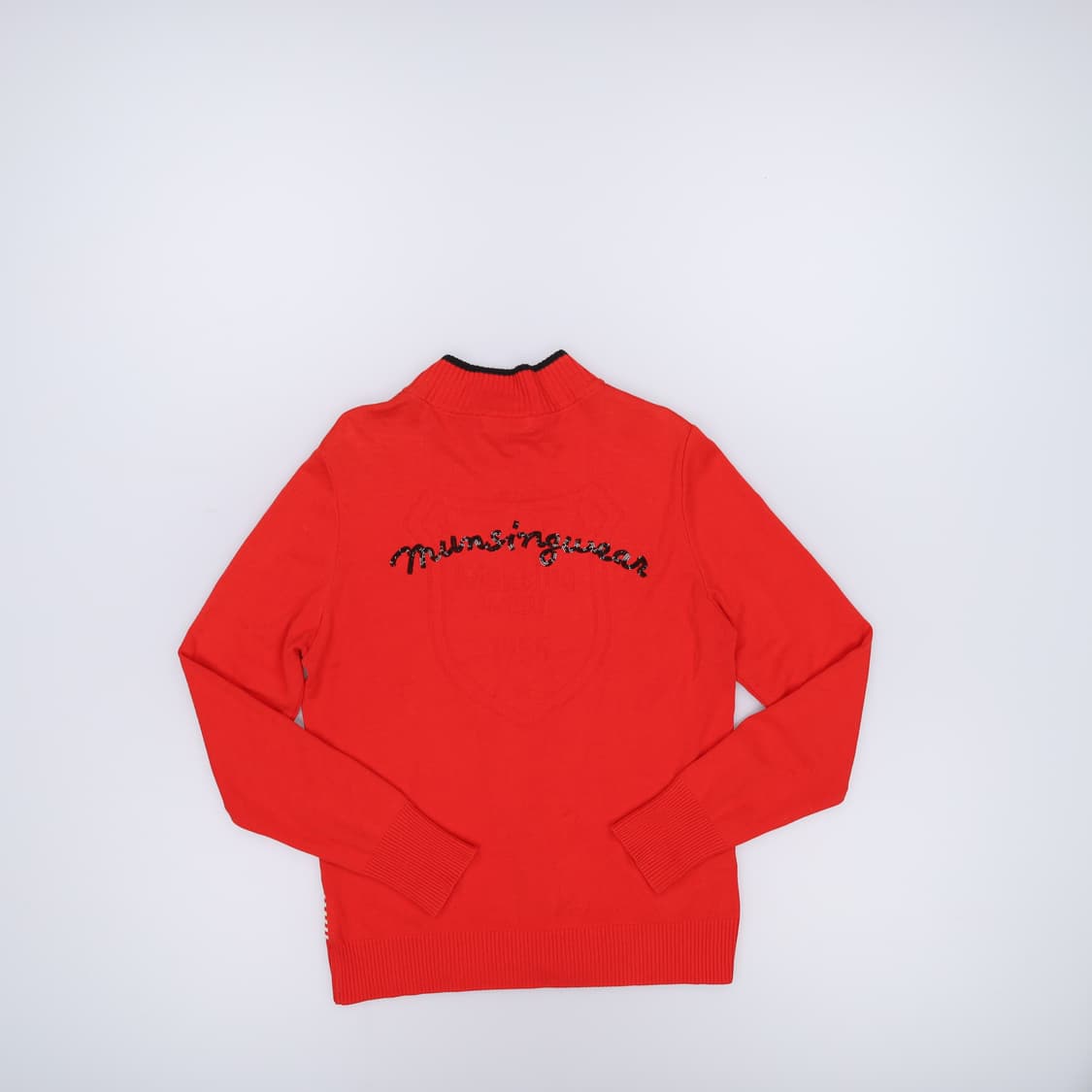 M 먼싱웨어 골프 반집업 긴팔 니트 0204M 상품이미지2