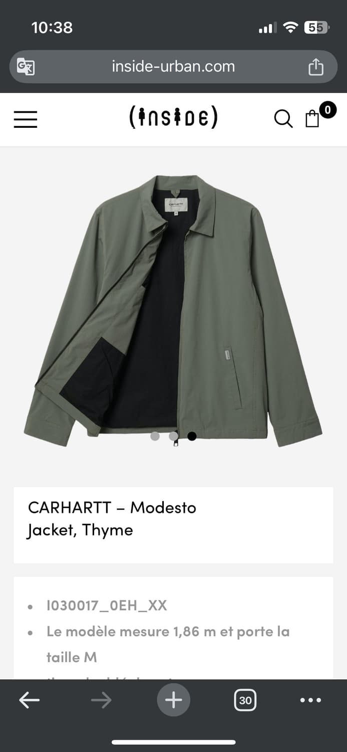 칼하트WIP modesto jacket 상품이미지4