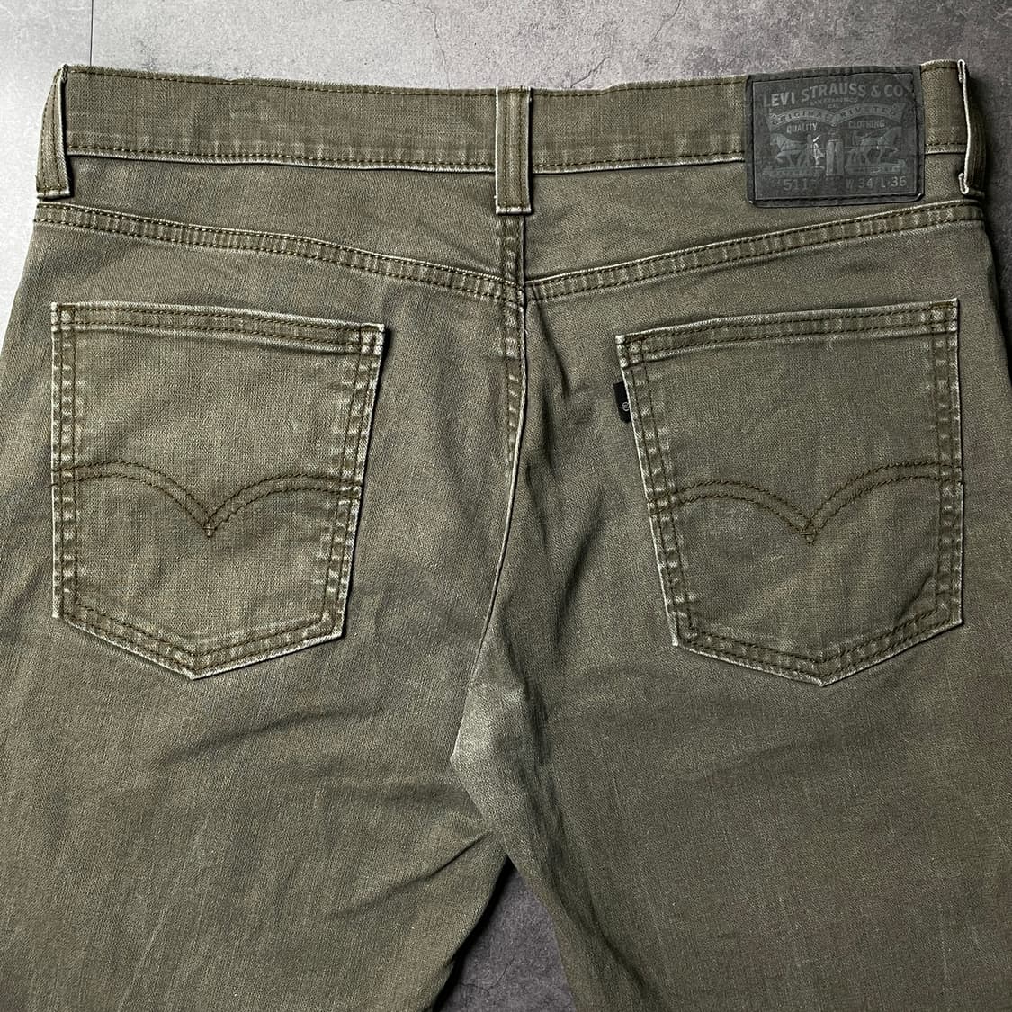 LEVI'S 리바이스511 빈티지 카키 슬림핏 하프팬츠 A01173 상품이미지6
