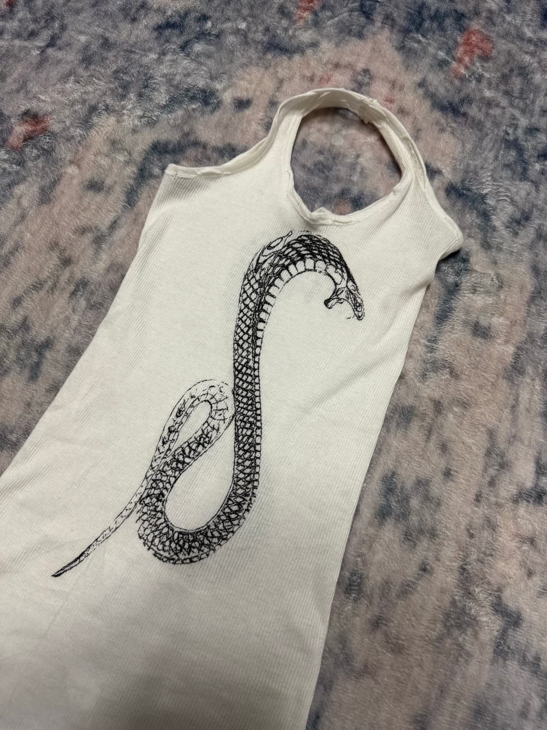 Sly twin snake ribbed sleeveless 상품이미지7