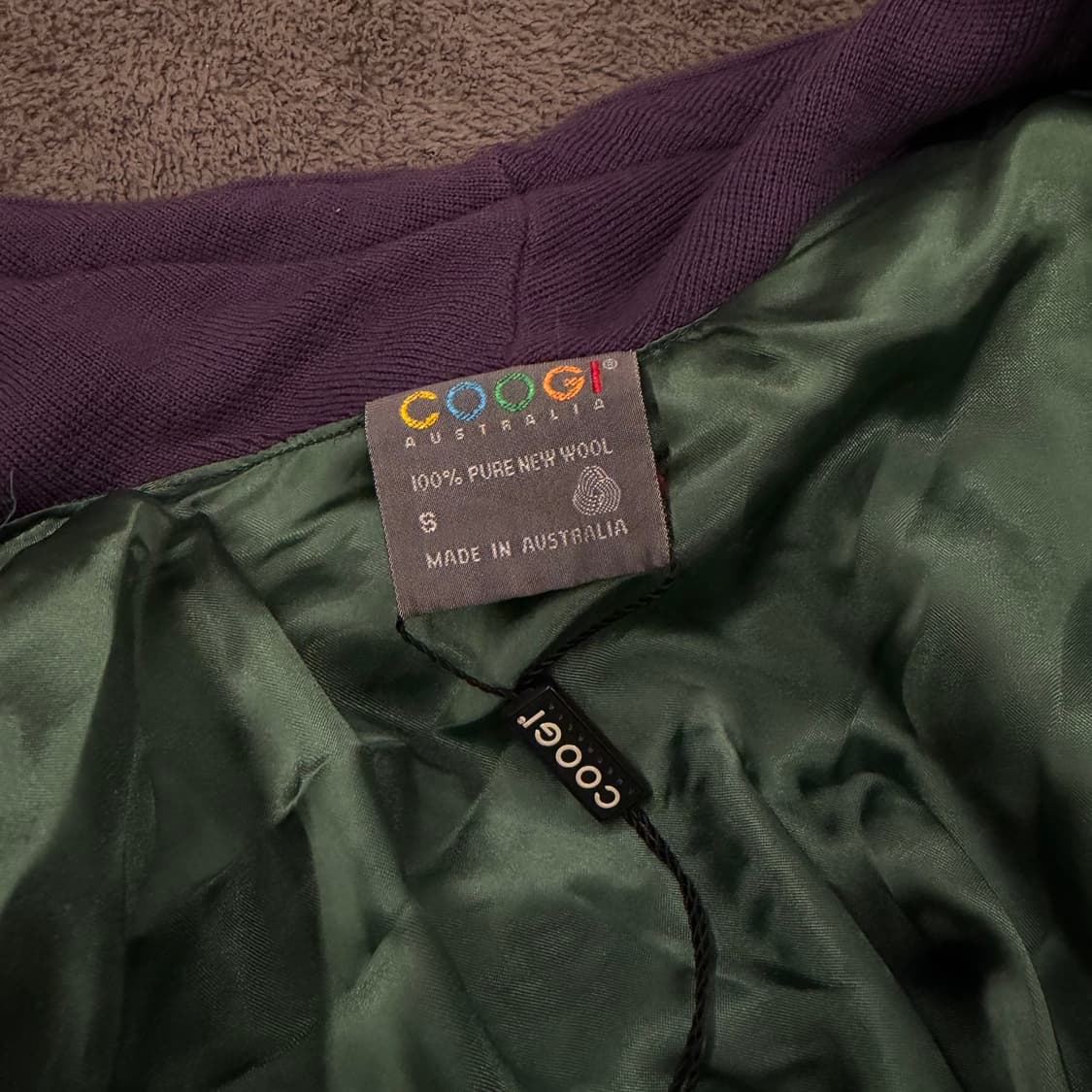 [정품/S] 쿠지 빈티지 패턴 케이블 니트 가디건 로브 상품이미지5