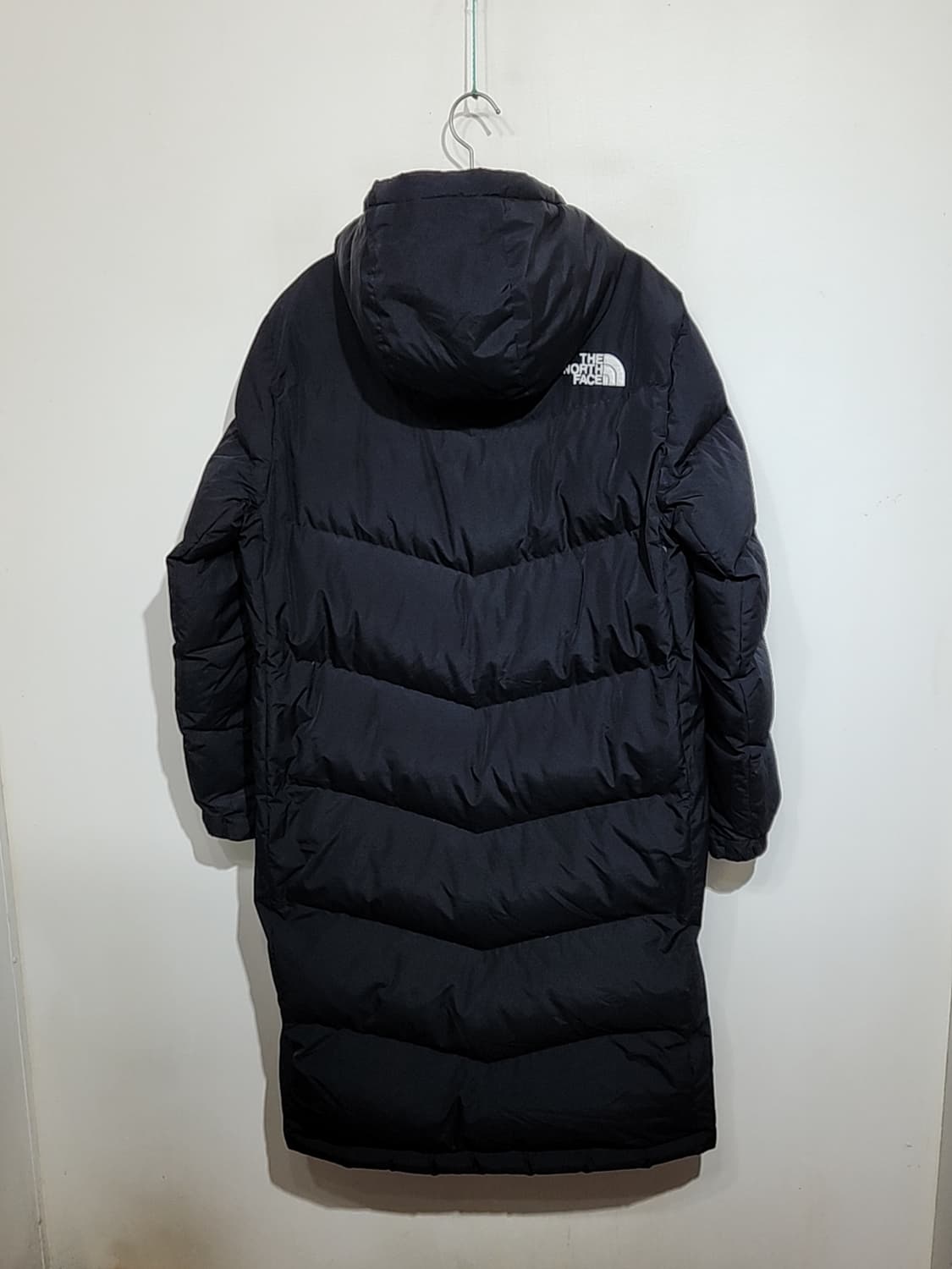 (L) 노스페이스 롱패딩 점퍼 블랙 거위털 구스다운 후드코트  상품이미지7