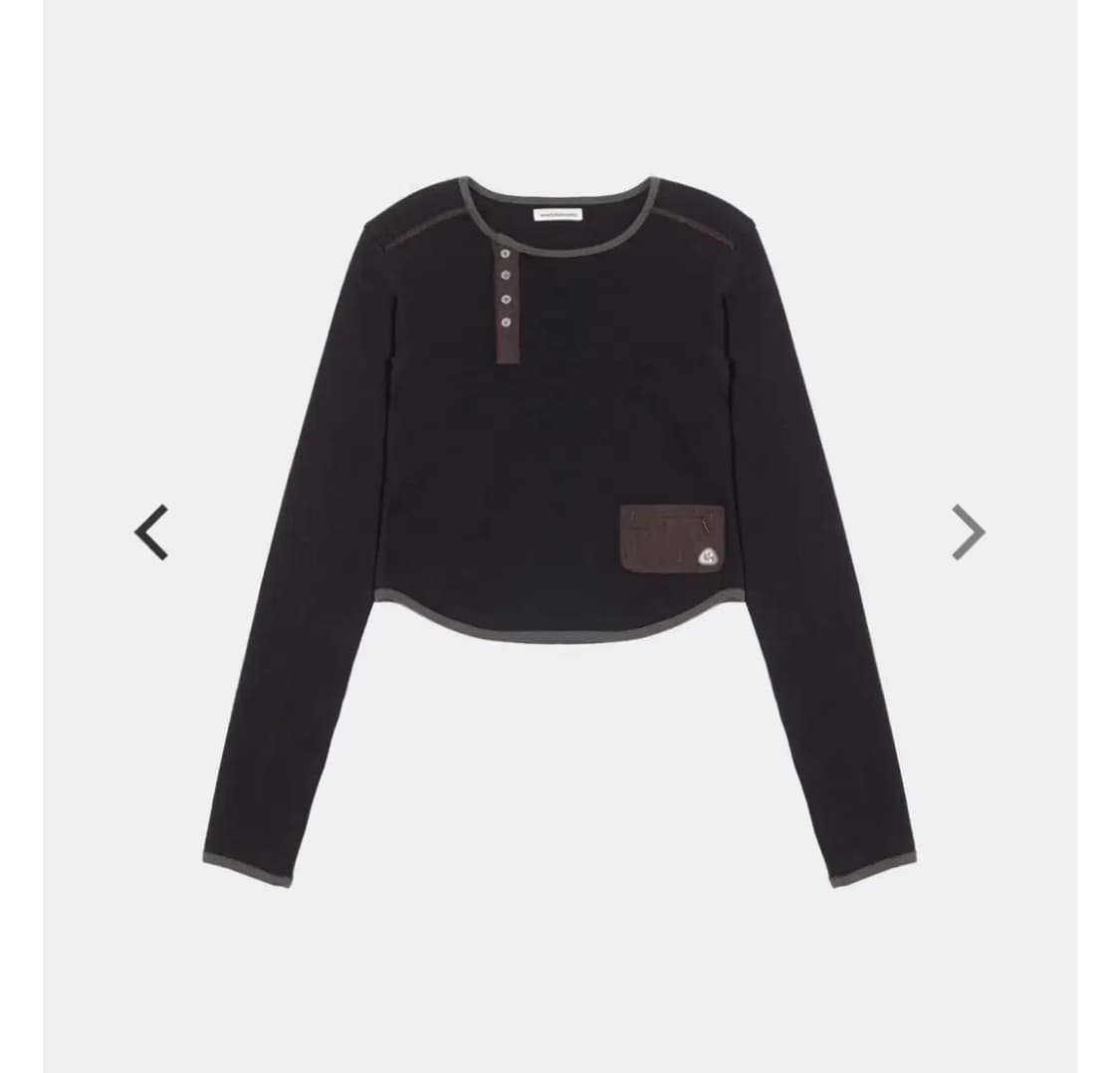 코이세이오 언발란스 롱슬리브 블랙  상품이미지1