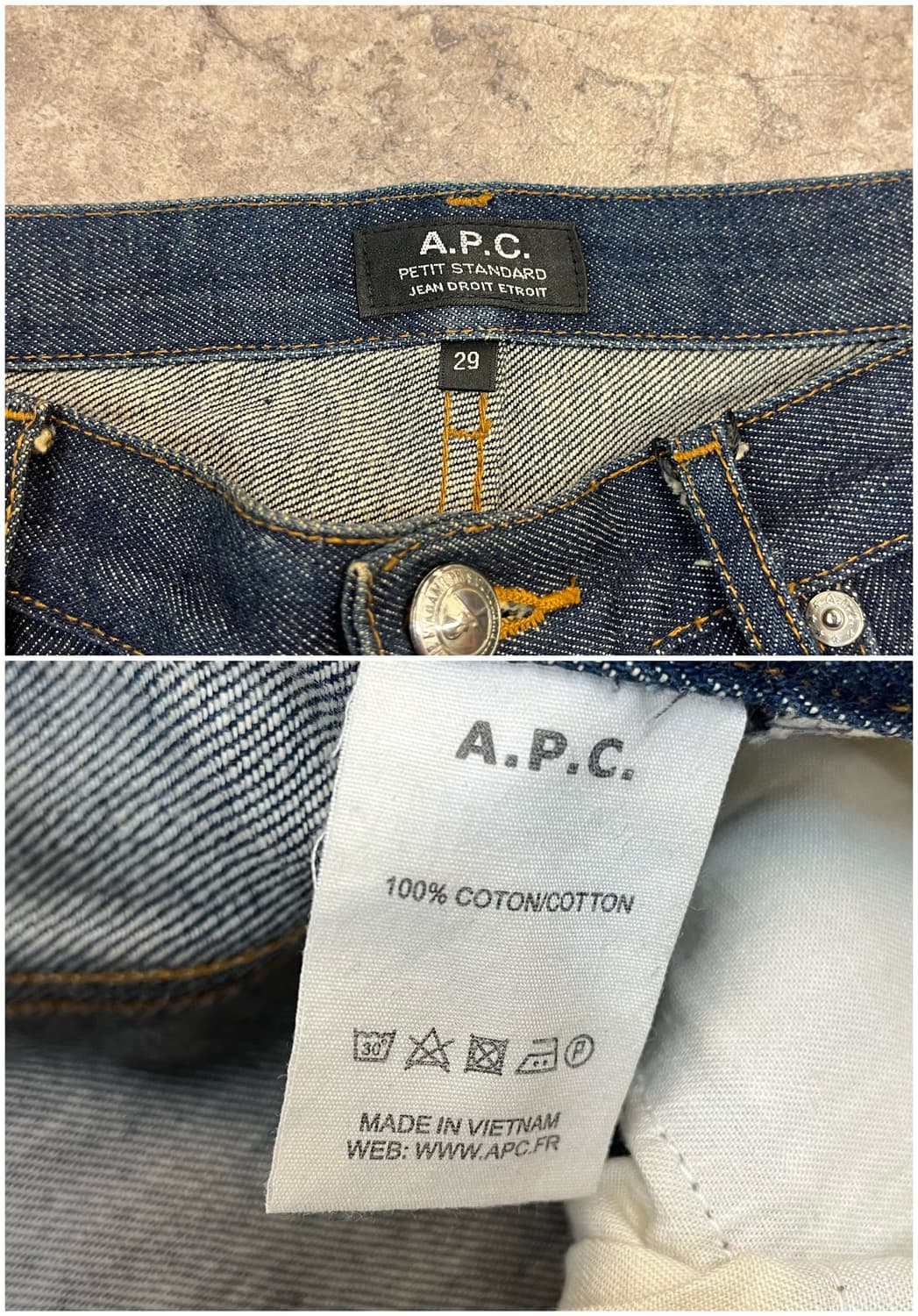 아페쎄 데님 팬츠 29 #csz2968 상품이미지3