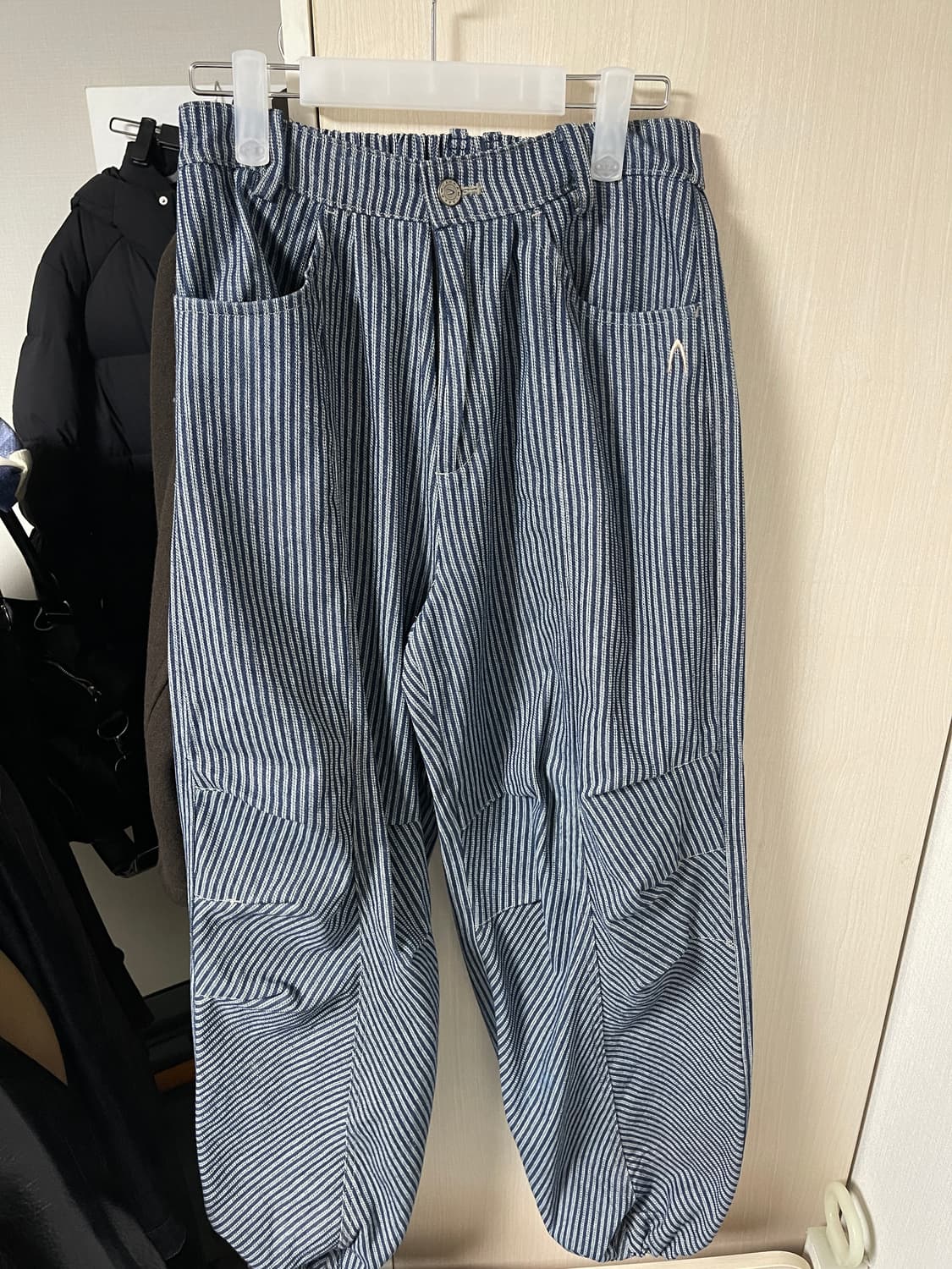 아캄 Knee Pin-tuck Stripe Denim Blue 1사이즈 상품이미지6
