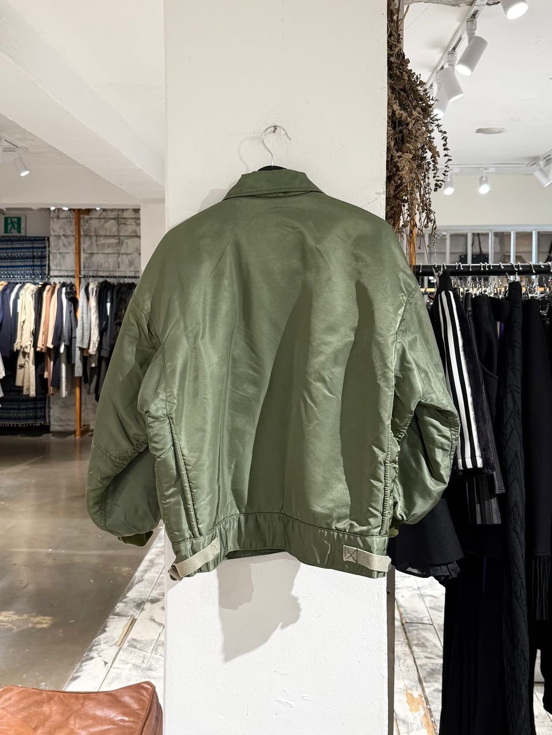 U.S.NAVY 카키 라이트웨이트 플라이트 자켓 상품이미지6