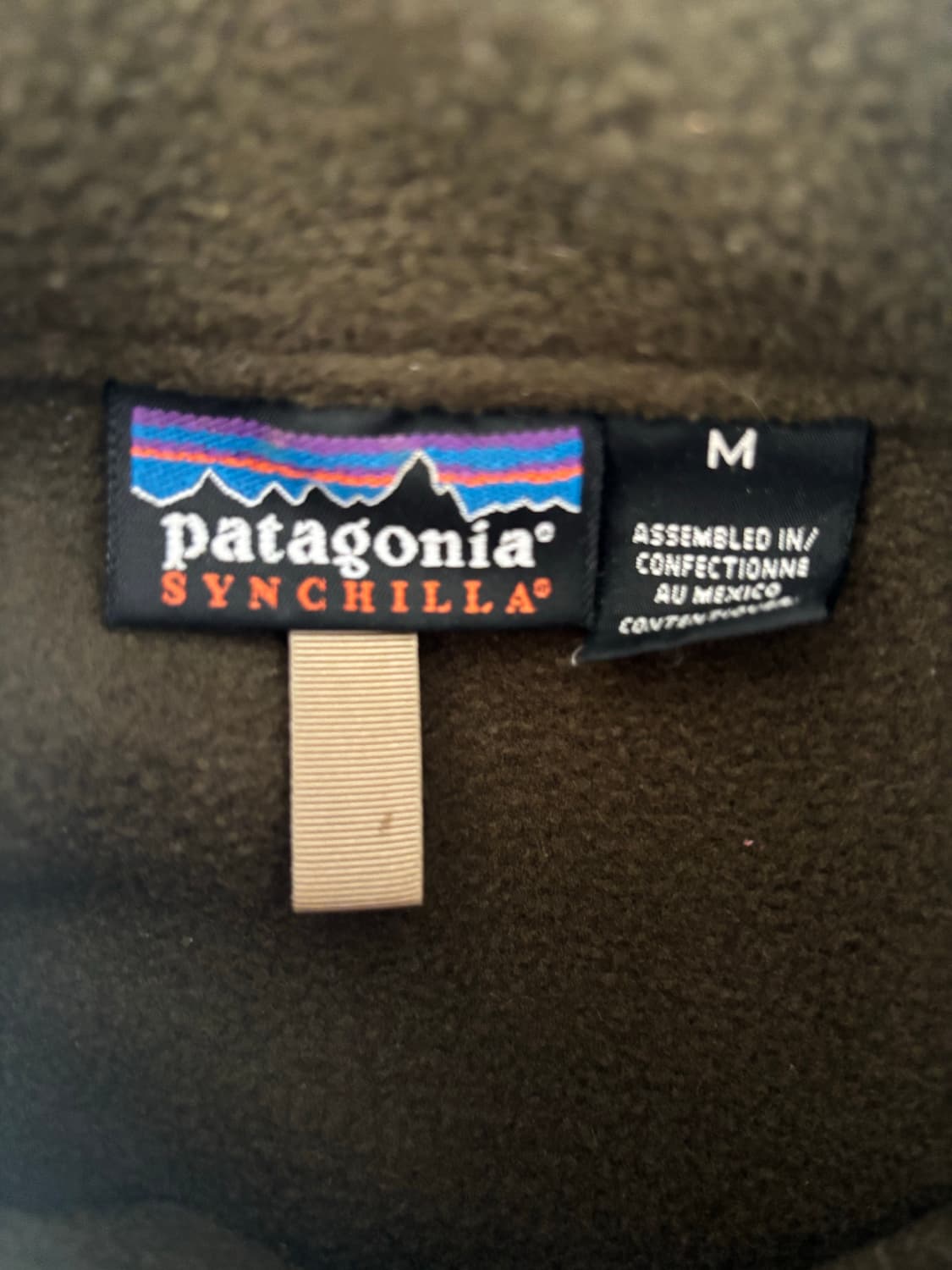 파타고니아 신칠라 하프집업 올리브 M 상품이미지4