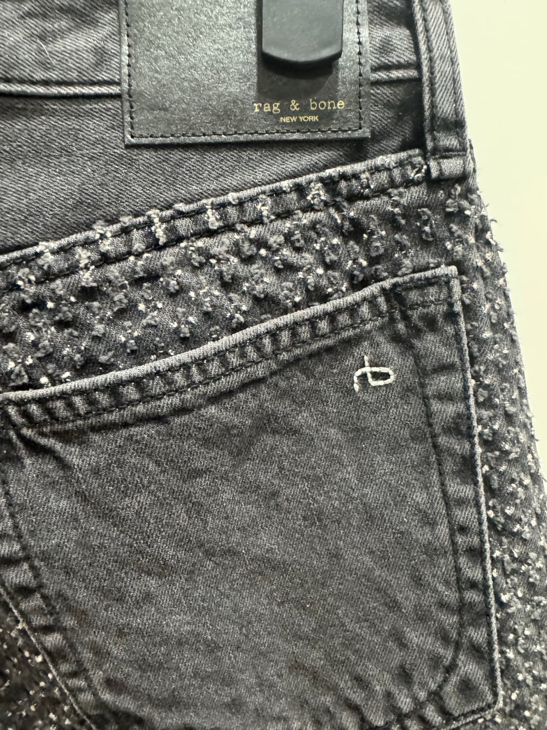 랙앤본 로건 미드라이즈 와이드 진 상품이미지4