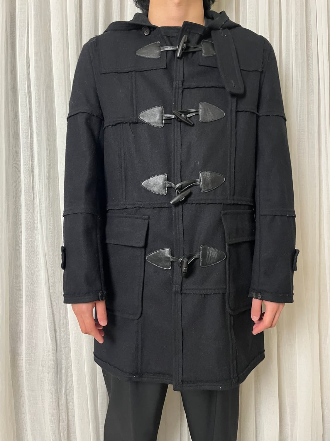 꼼데가르송 패치워크 더플코트 comme des garcons shirt 상품이미지8