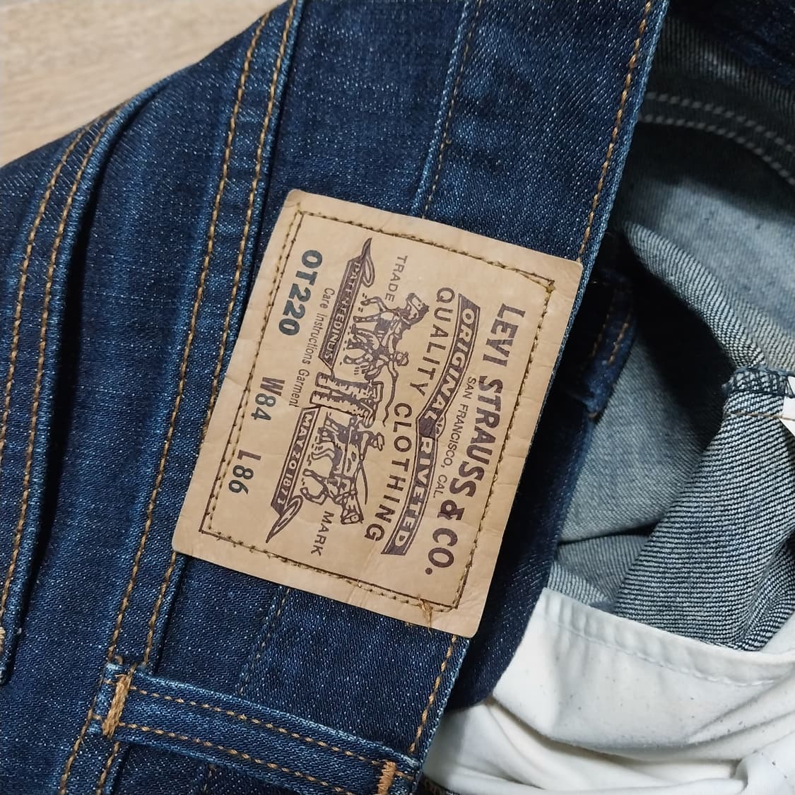 리바이스 청바지 남자32 인치 상품이미지3