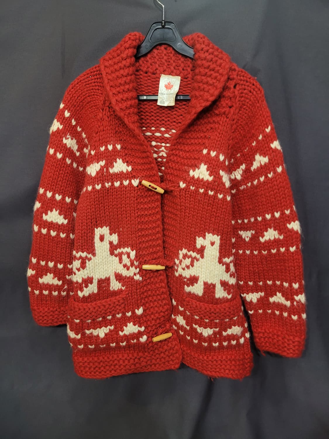 캐나다 코위찬 헤비울 스웨터 여성용 희귀템 상품이미지5