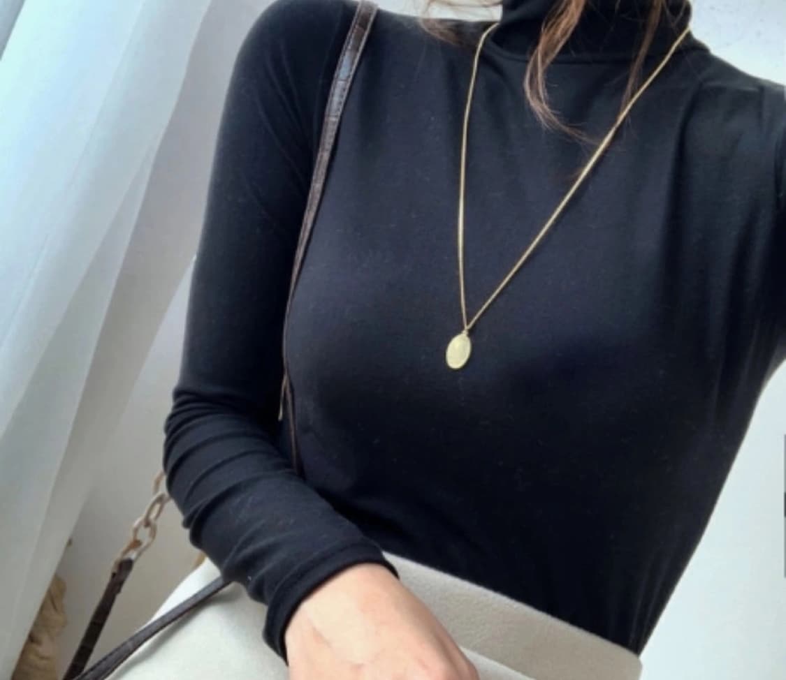 [새상품] 기모 목폴라 블랙 상품이미지1