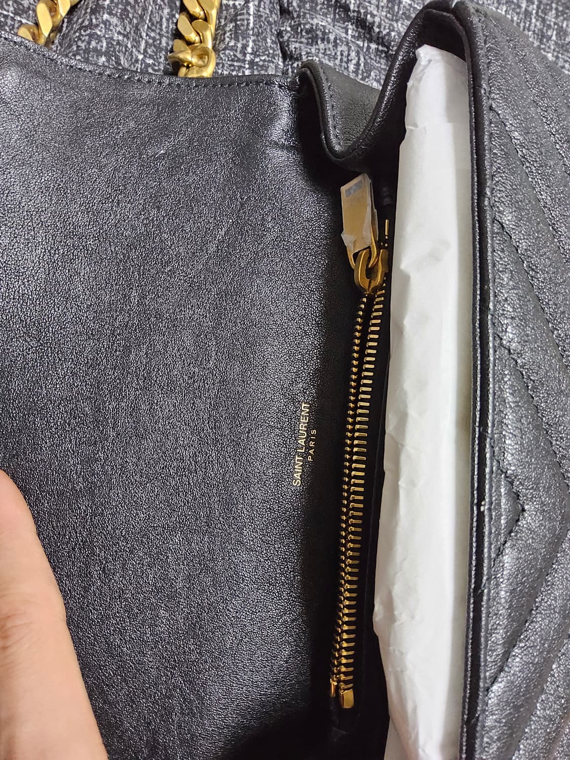 입생로랑 컬리지백 미듐 (새상품급) 상품이미지6