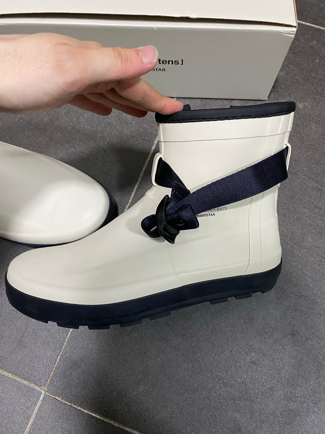 풀박스)문스타 810s 마르크 모디 260 ET027 레인부츠 장화-화이 상품이미지4