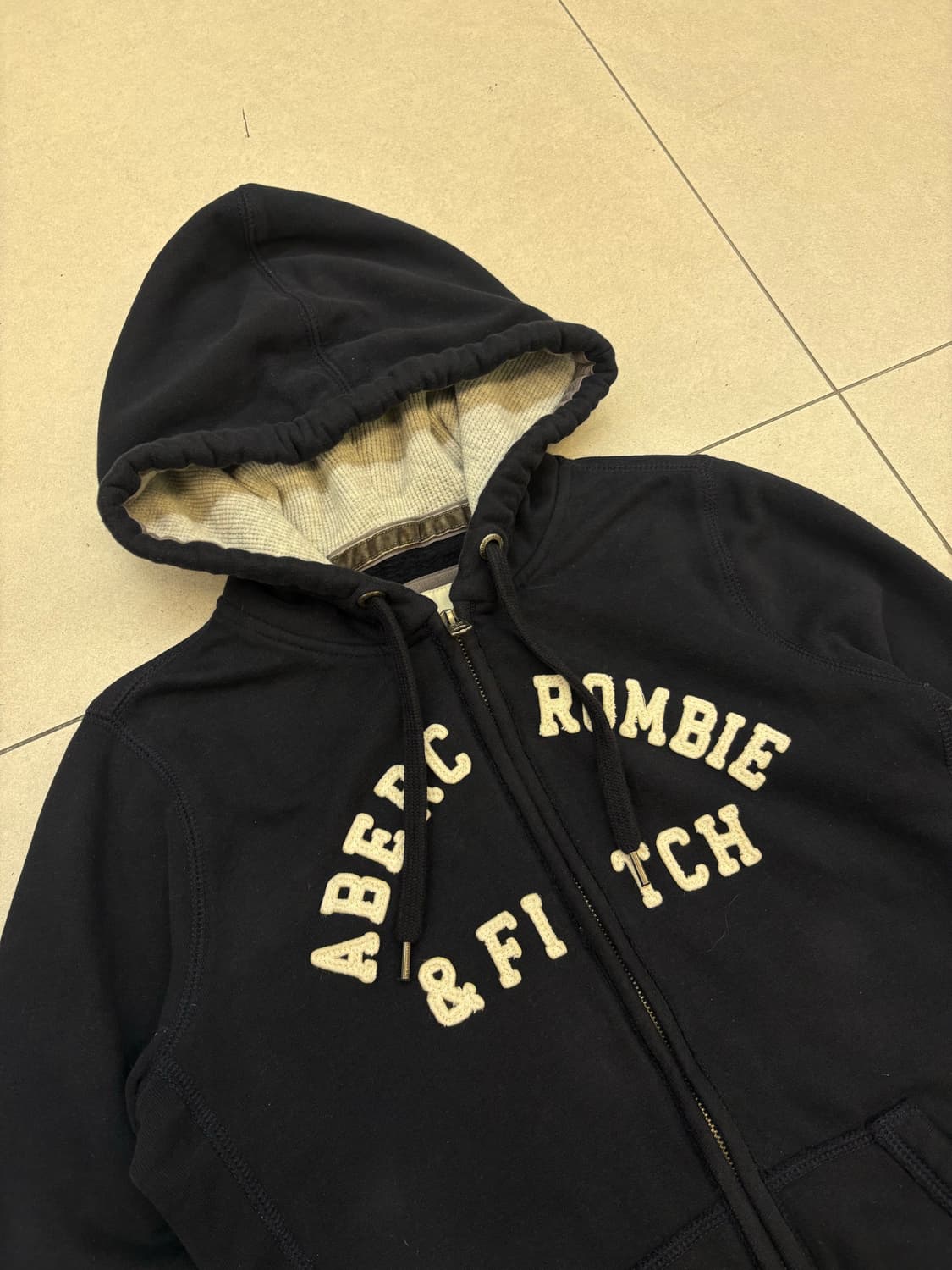 아베크롬비 피치 후드집업 블랙 상품이미지4