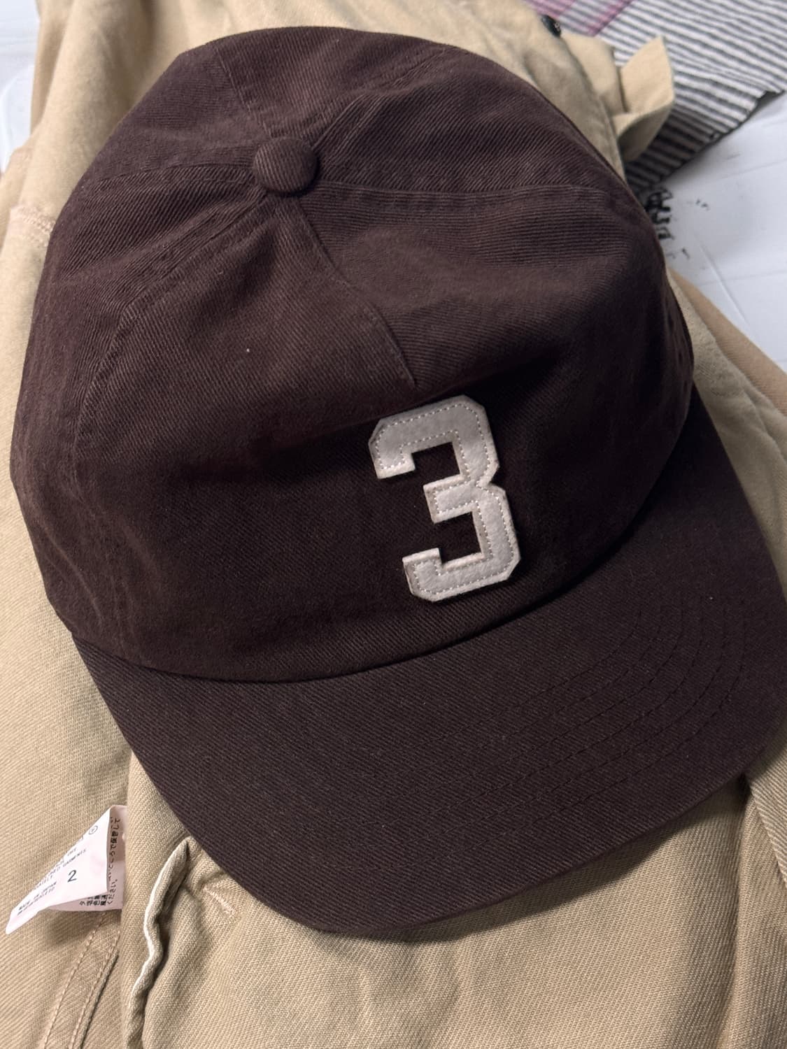 컬렉트피시스 3 브라운 볼캡 상품이미지1