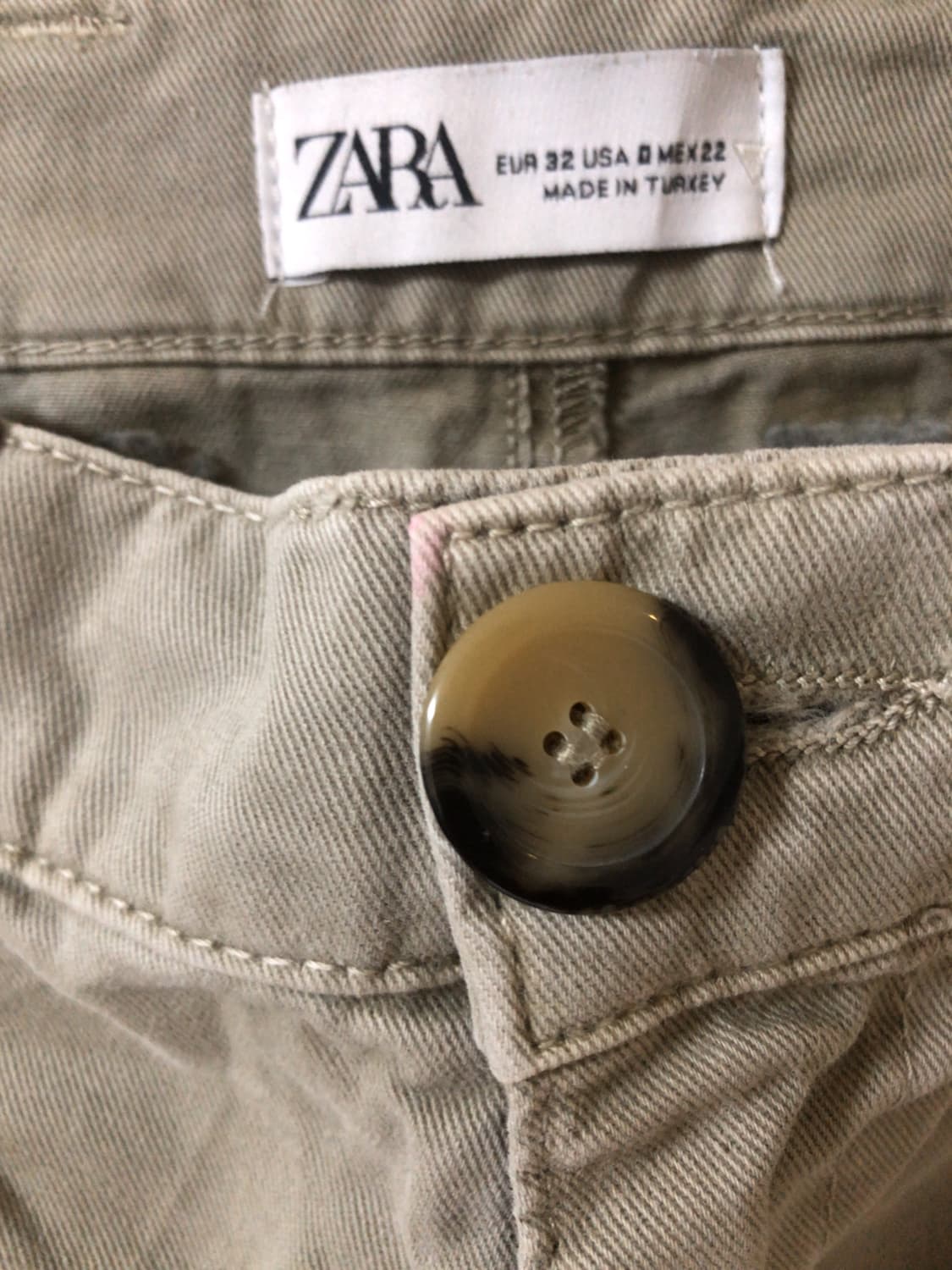 ZARA 베이지 카고 팬츠 상품이미지7
