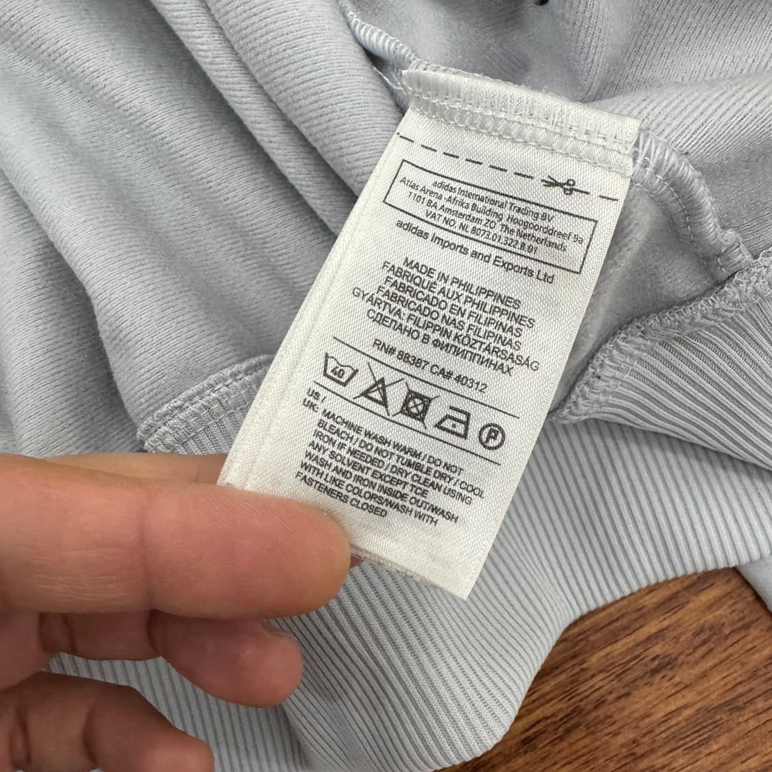 115 아디다스 해외판 네이비/밝은그레이 파이어버드  트랙탑 져지 상품이미지7